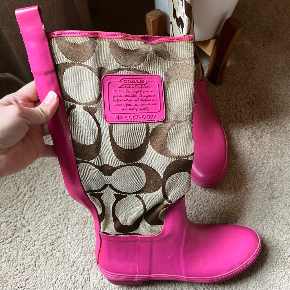 Coach Rain boots